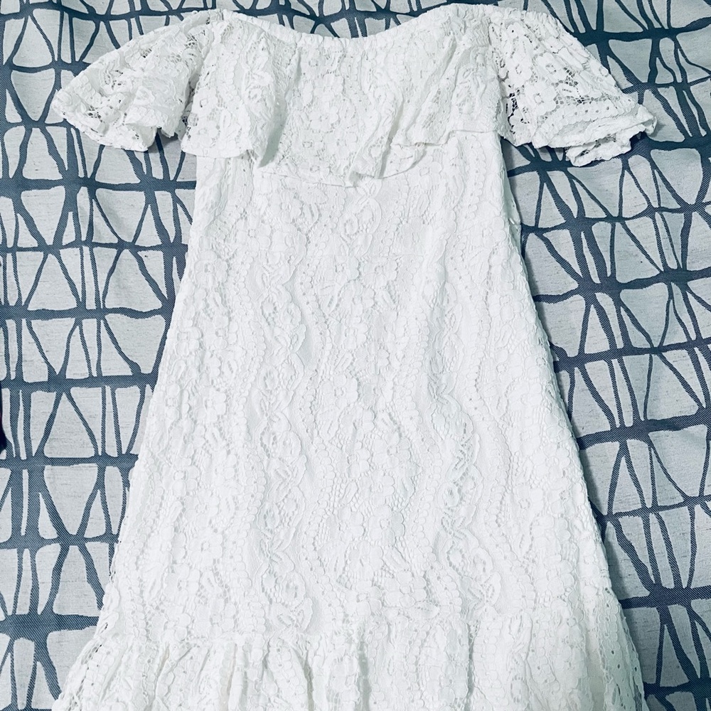 Lace Off the Shoulder Summer Dress